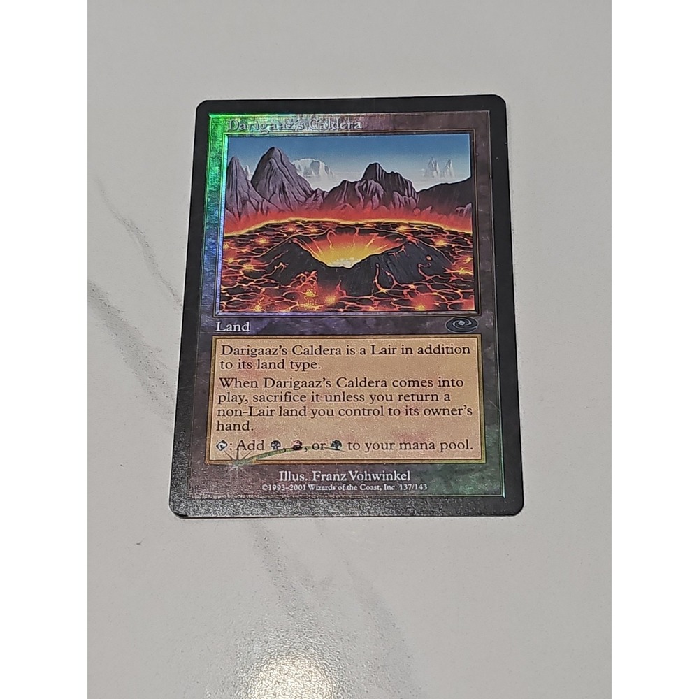 MTG Foil Darigaaz's Caldera EX/LP- Planeshift